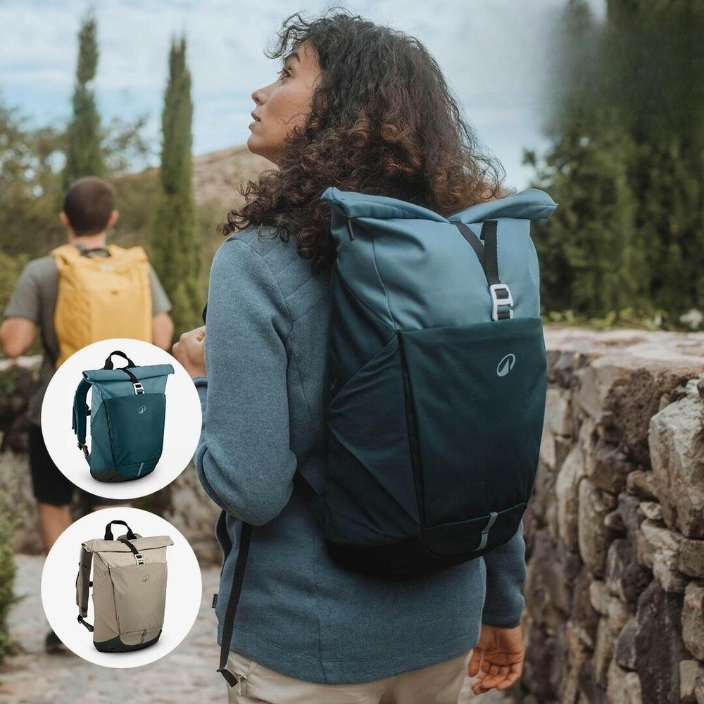 데카트론 QUECHUA NH500 ESCAPE 롤탑 배낭 노트북 수납 경량 아웃도어 16L20L