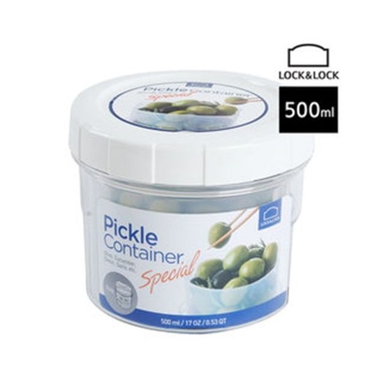 락앤락 절임식품보관용기 500ml HPL941 유리밀폐 스팀홀