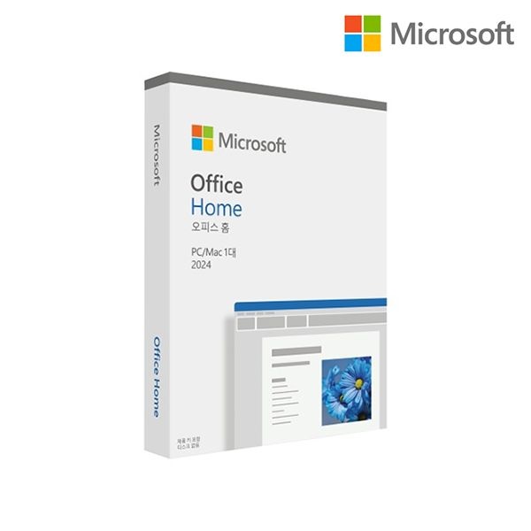 마이크로소프트 마이크로소프트 정품 MS Office 2024 Home (PKC 한글 가정용) 오피스 홈