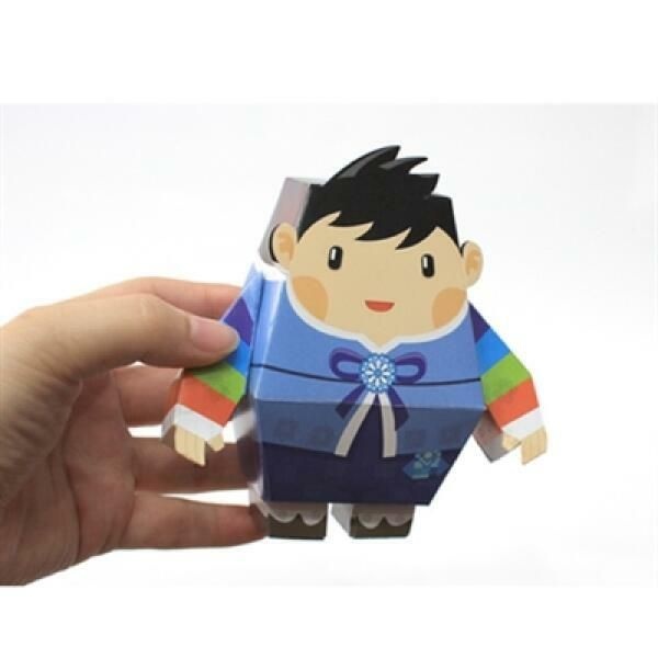 (현대Hmall) 아트박스/DNA디자인스튜디오 [DNA PaperToy] 디지 페이퍼토이 /디지앙지/한복/한옥/전통