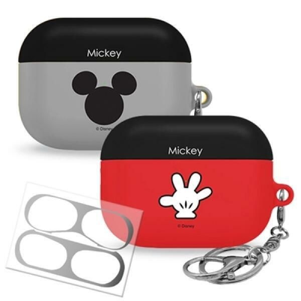 (현대Hmall) 아트박스/원스 디즈니 심볼 에어팟 프로 케이스 + 철가루방지스티커 (실버)