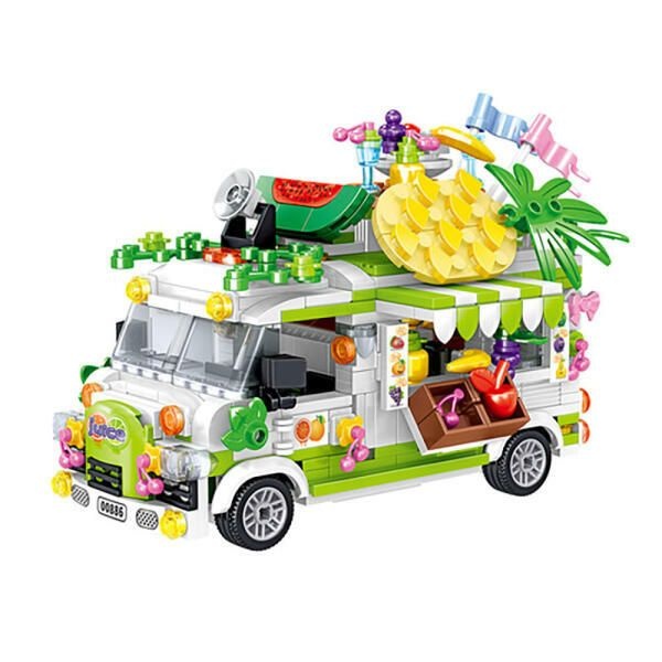 (현대Hmall) 아트박스/BTS독일 미니블럭 만들기 자동차조립 블럭장난감 과일트럭