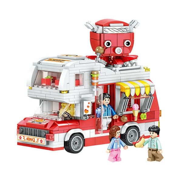 (현대Hmall) 아트박스/BTS독일 미니블럭 만들기 자동차조립 장난감 캠핑푸드트럭