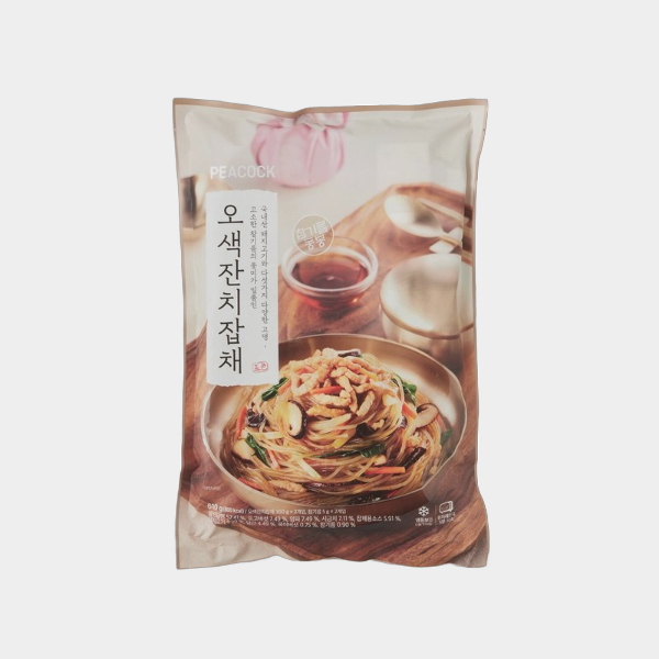 피코크 오색잔치잡채610g 1개 밀키트 야식