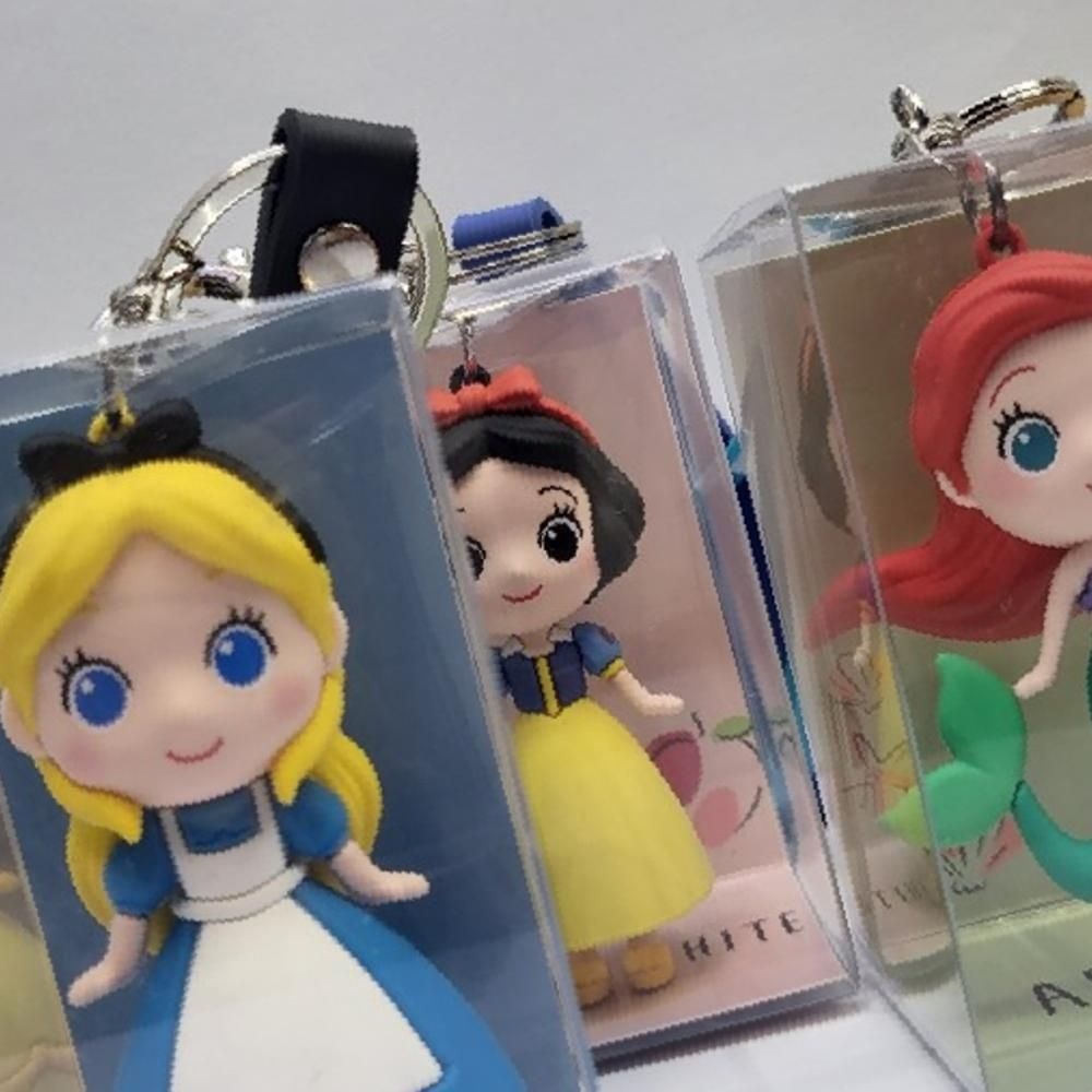 디즈니 프린세스 피규어 키링 선택 1종 굿즈 완구