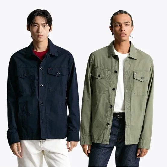 *롯데온단독*[공식][정상가:259,000원] 코튼 트윌 셔츠재킷 2종 택1 T12F6WOT390MT1