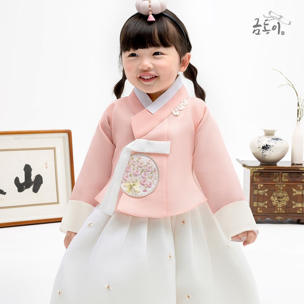 [오늘출발] 금동이 한복 AW189 여데이지꽃당의 아동한복 여아한복