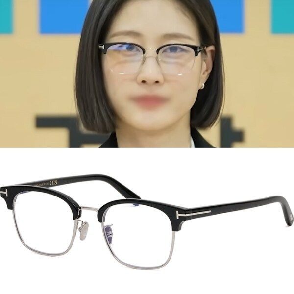 톰포드 블루라이트차단 안경테 하금테 반뿔테 덱스 이동욱 착용