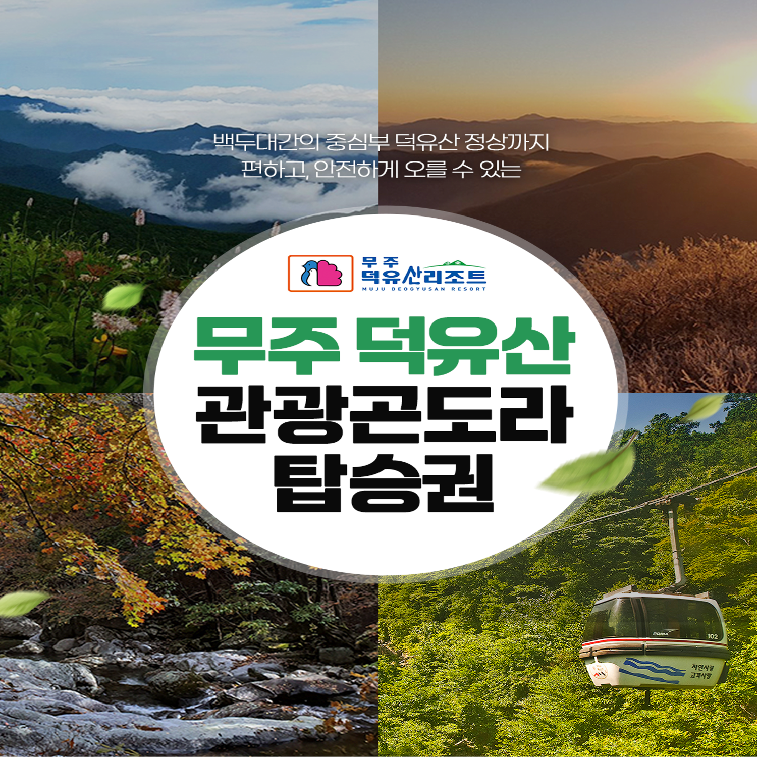 무주 덕유산 리조트 [전북] 무주 덕유산 곤도라 탑승권