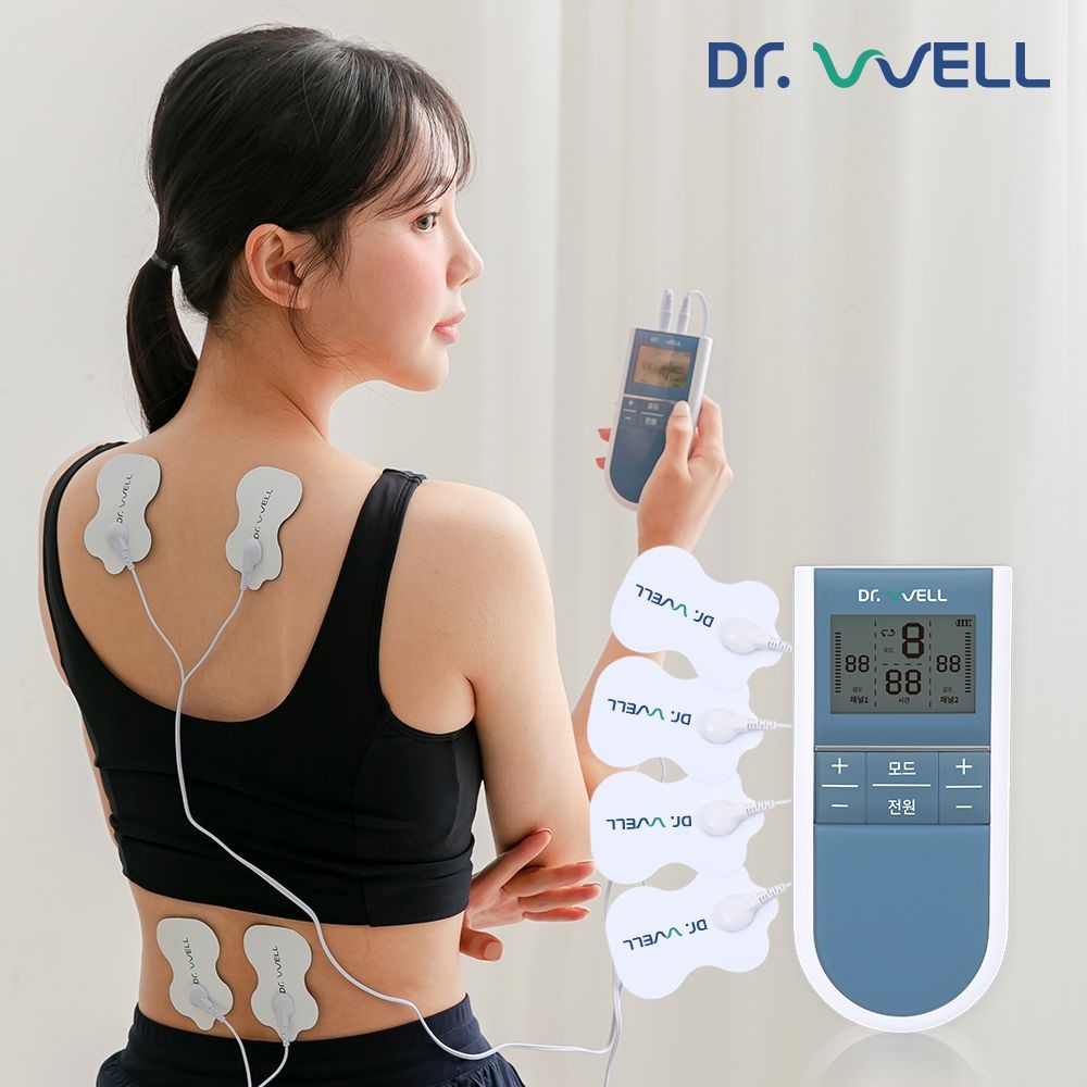 [오늘출발] [닥터웰] EMS 듀얼 4패드 저주파 자극기 DR-470