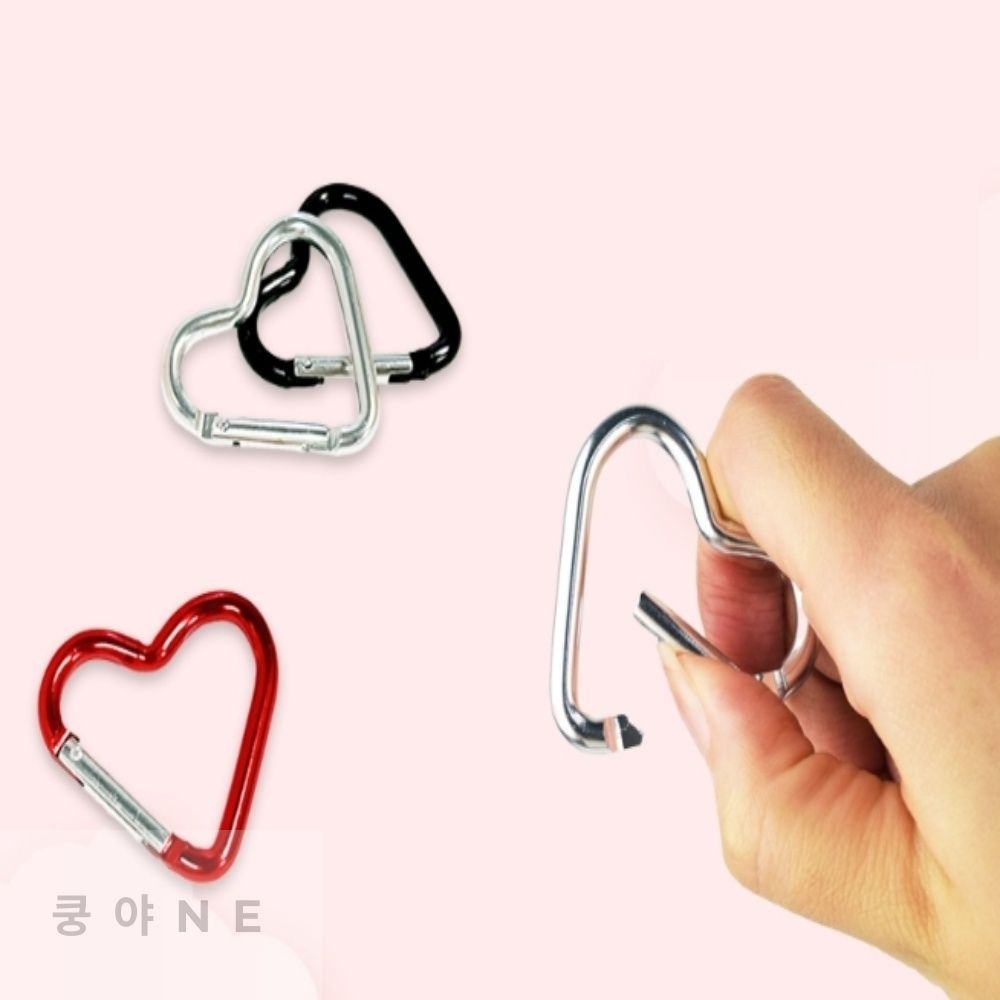 미지쇼 하트고리 키링고리부자재 키링부착고리 가방키링고리