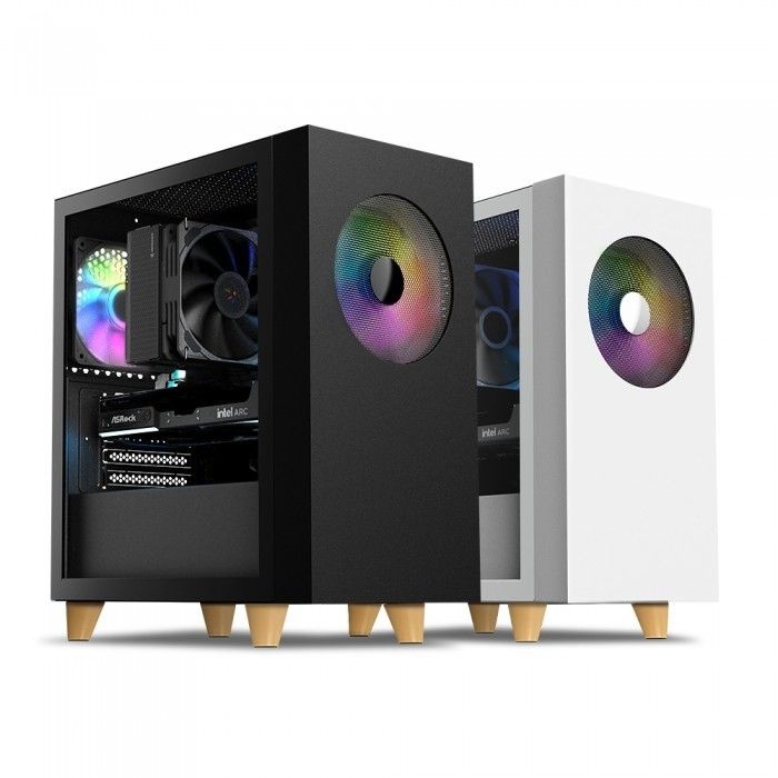 마이크로닉스 WIZMAX 우퍼 딥톤 (블랙) 미니타워 케이스