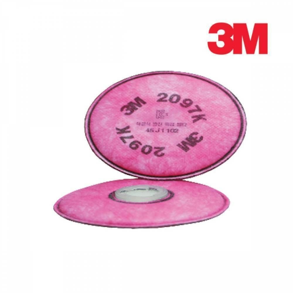 3M 3M 먼지 분진차단 방독마스크 필터 2097K 2개 공장 전면 튜닝