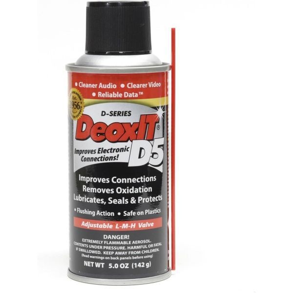 [해외] 데옥시트 D5 레드 접점부활제 142g 세척복원제 CAIG DEOXIT