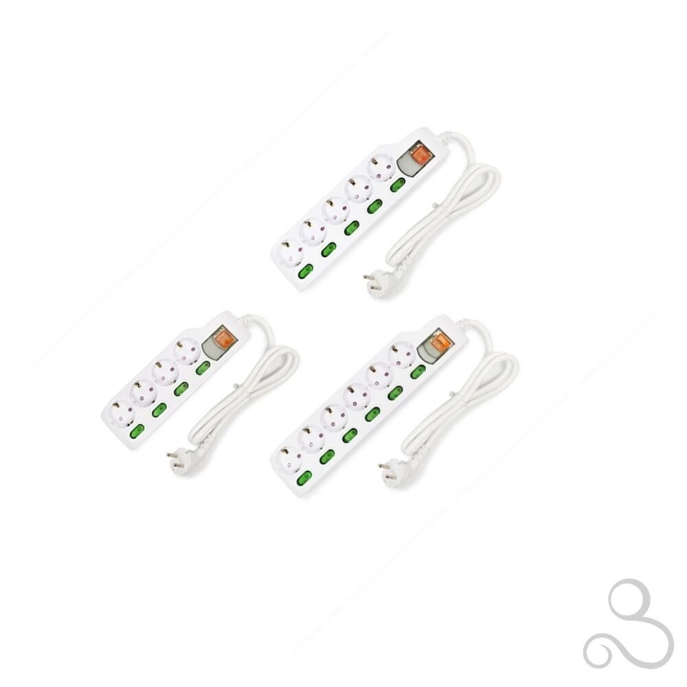 캔캔피피 절전코드 비교환형 개별 멀티콘센트 1.5M 멀티텝 일자형멀티탭 절전형멀티탭