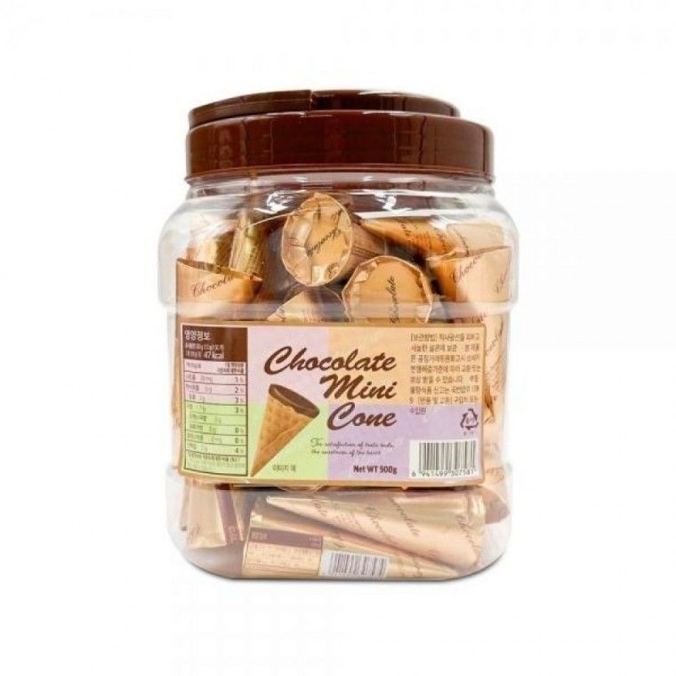 초코과자 미니콘 1통(50개입) 초코콘 어린이간식