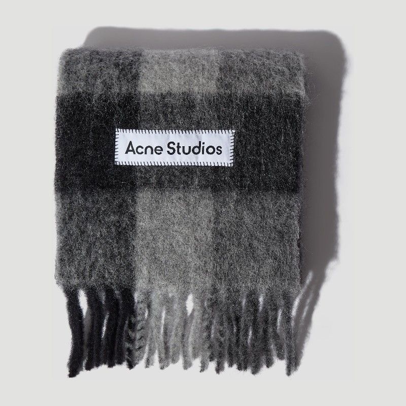 아크네 스튜디오 아크네스튜디오 멀티 체크 소프트 브러시드 스카프 CA0084-DUC