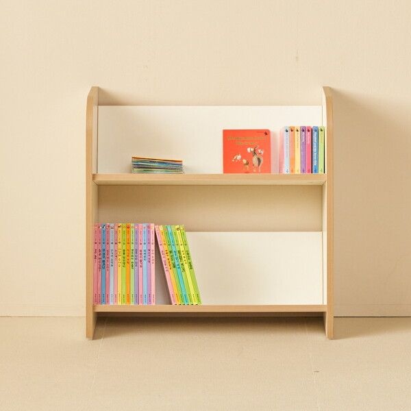 오네뜨 2단 오픈책장 키즈 아동 책장 아이방 전면책장