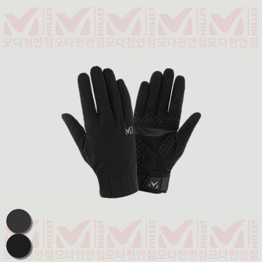 밀레 밀레 [모다아울렛][밀레]아웃도어 남자 23SS 간절기 롱장갑 BLACK_CA 천안아산점