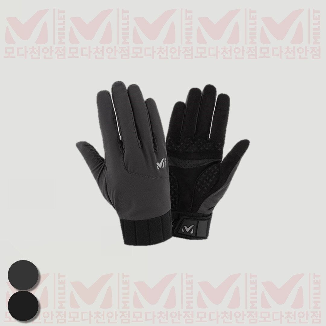 밀레 밀레 [모다아울렛][밀레]아웃도어 남자 23SS 간절기 롱장갑 CHARCOAL_CA 천안아산점