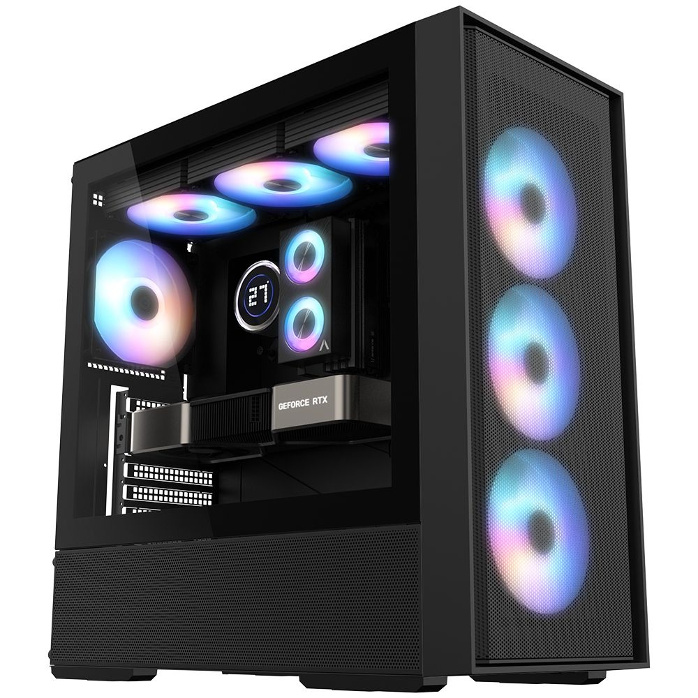 :3RSYS RX300 ARGB 컴퓨터 PC 케이스 (블랙)