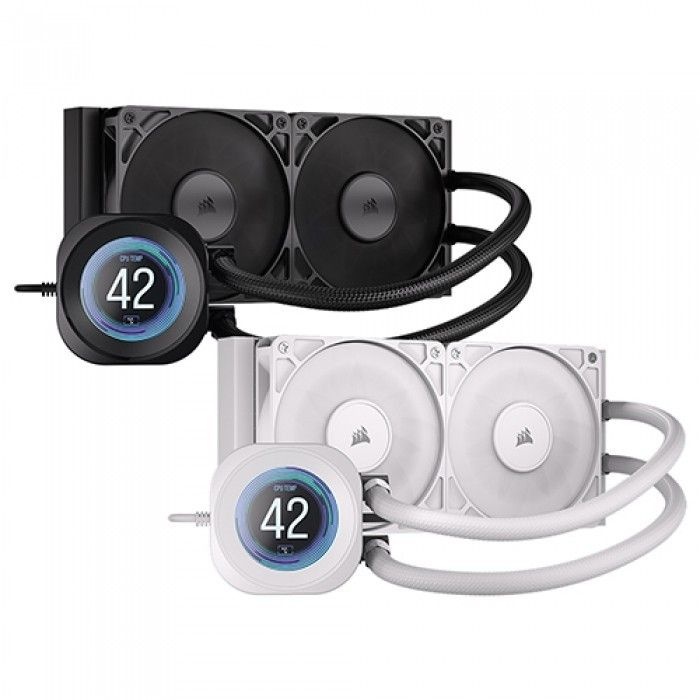 커세어 CORSAIR NAUTILUS 240 RS LCD (화이트) CPU 쿨러 수랭 팬 쿨러 A/S 5년