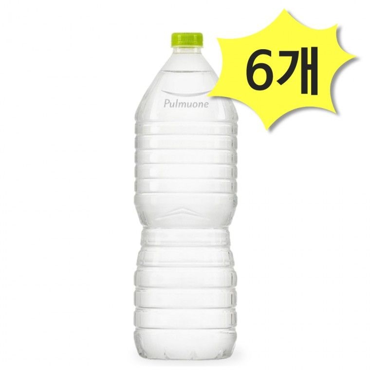 풀무원 풀무원 무라벨 생수 2L X 6개 생수 생수2L 먹는샘물 사무실물