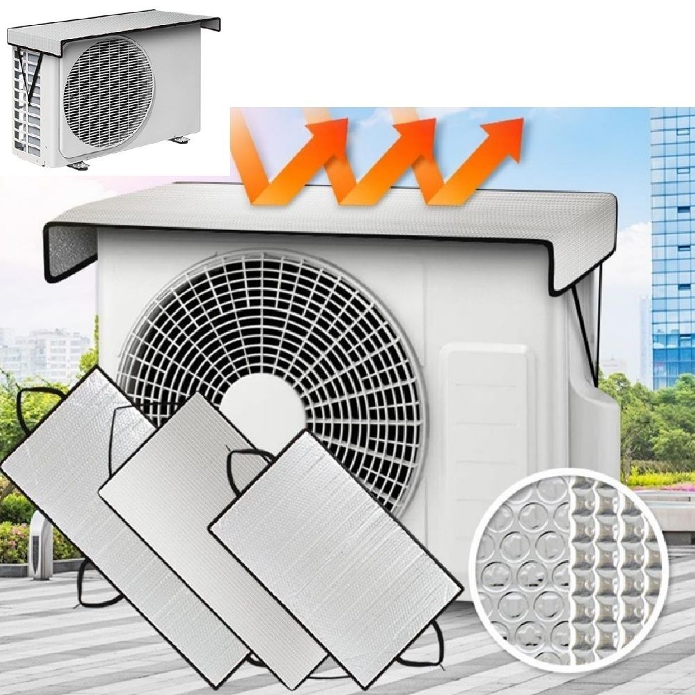 SJ리빙용품도소매 전기요금절약 열기차단 에어컨 실외기 커버 햇빛차단 전기절약 시원한 햇빛가리개 절전 덮개