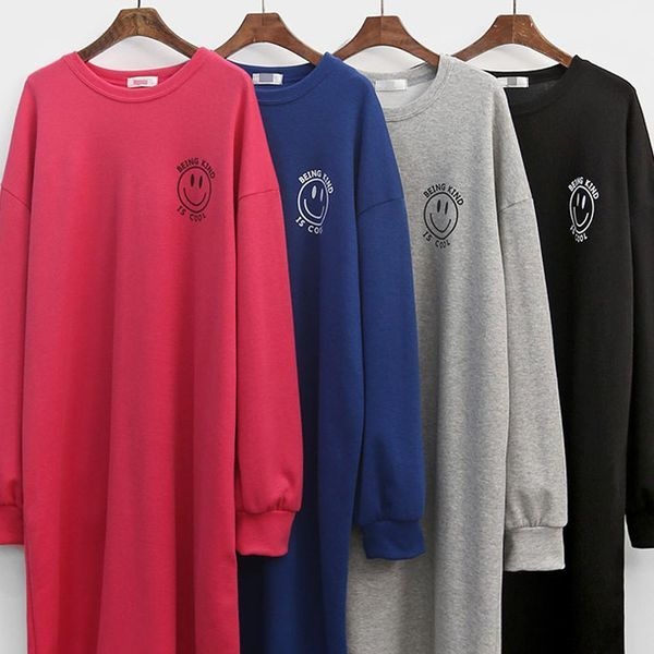 시드마켓 [하프클럽]스마일 컬러 롱원피스 201G361S 빅사이즈 여성의류