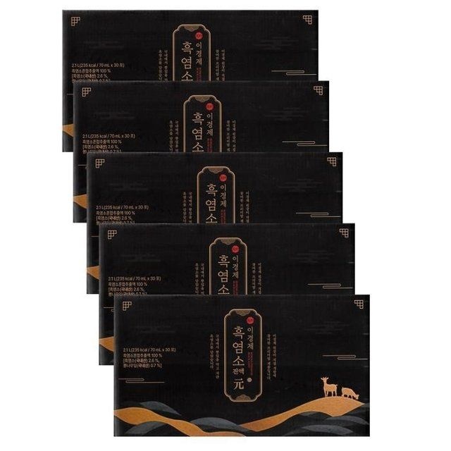[이경제] 흑염소진액 원 70ml x 30포 5박스 -SDL-