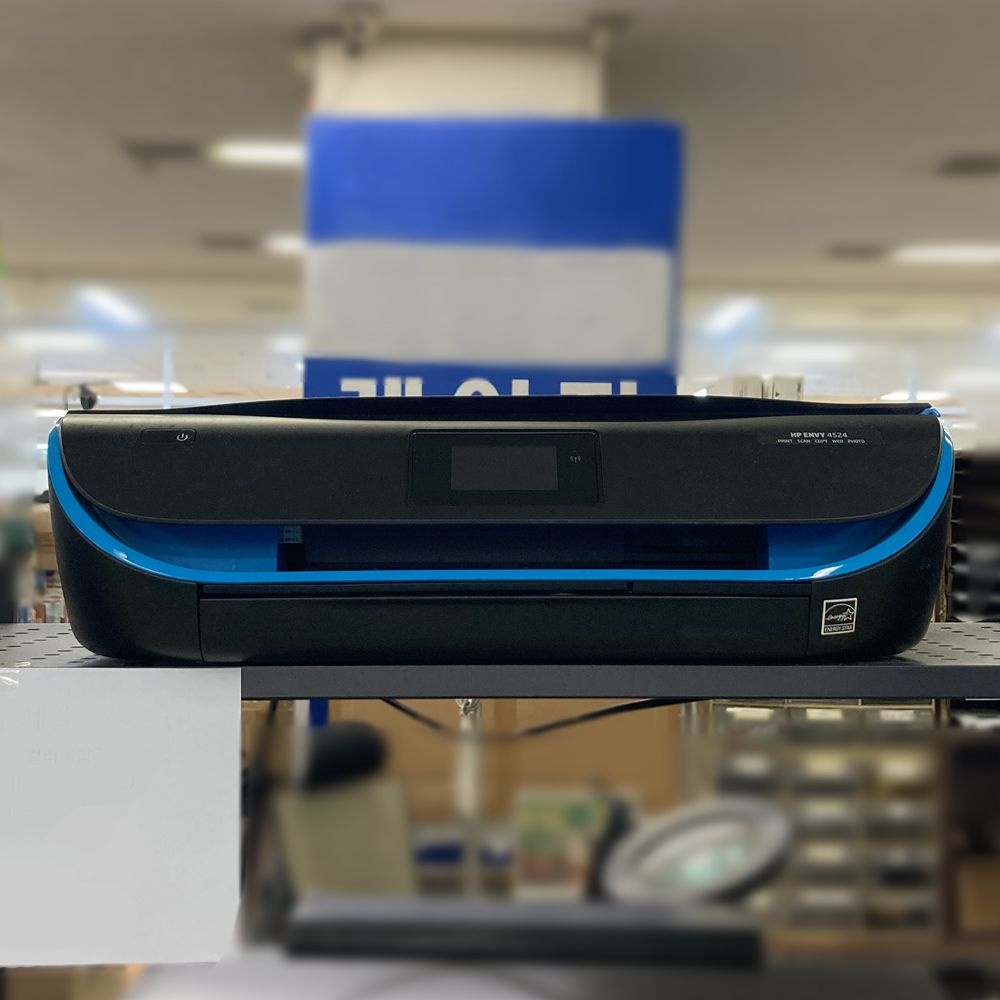 상품상세참조 [중고리퍼] HP ENVY 4524 컬러잉크젯 복합기/프린터+복사기+스캐너/양면인쇄+무선/63번 검정 컬러 잉크사용