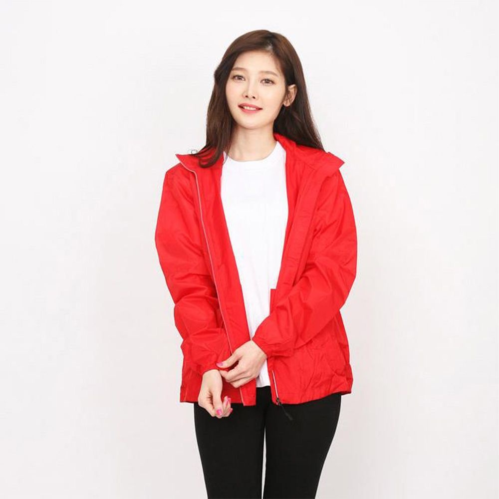 ANHELON 단체 행사 바람막이 잠바 실버 집업 반티 맞춤 단체복