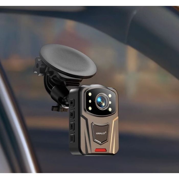[해외] AIWALOT 배선없는 무선 차량용 4K 블랙박스 64GB 360도 회전식 나이트비전 블박