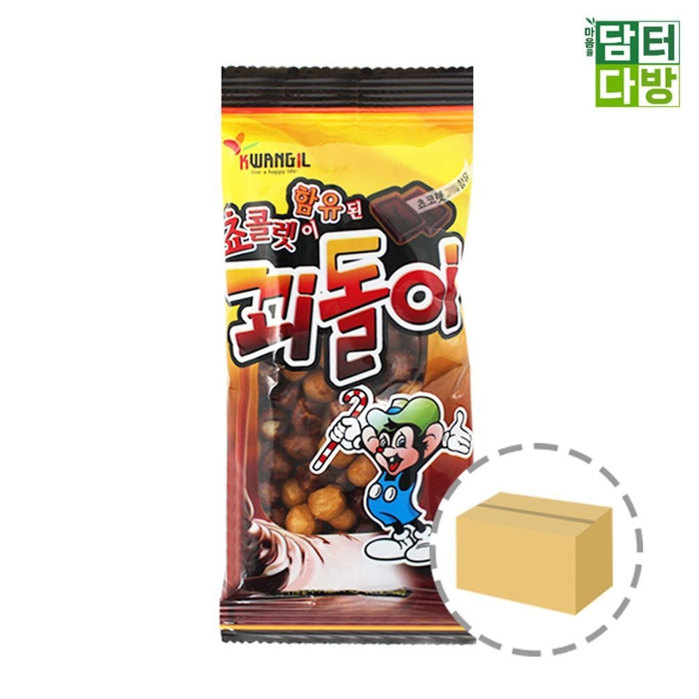 광일제과 추억의 과자 꾀돌이 40g 1box 40개입 추억의과자 맛있는과자 과자박스