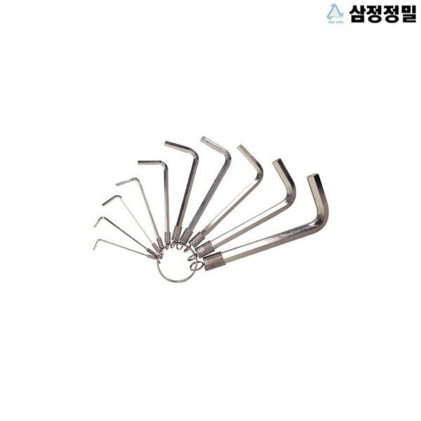 [에이치플러스몰] 링L형렌치세트 10 삼정정밀 mm타입 R