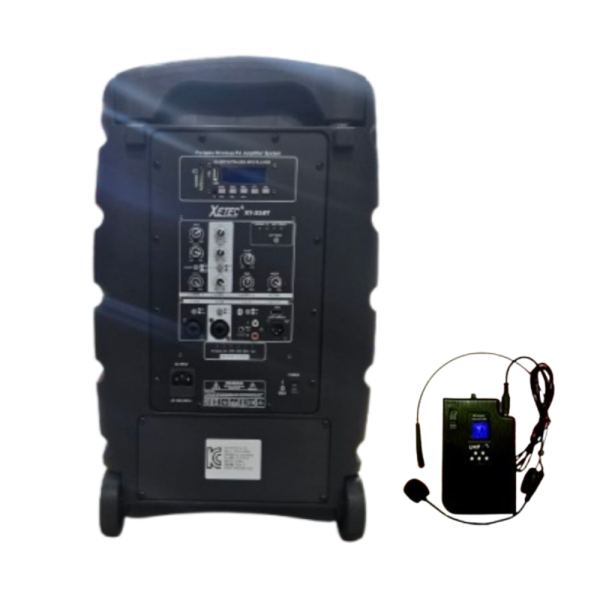 china [온누리상품] 앰프리스 충전 용앰프스피커 400W 라이브 버스킹등 XT-310T 헤드셋무선마이크 1개포함