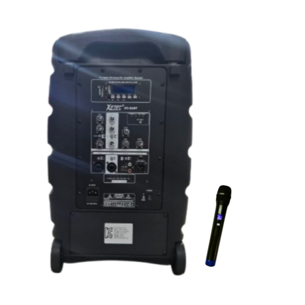 china [온누리상품] 앰프리스 충전 용앰프스피커 400W 라이브 버스킹등 XT-310T 핸드무선마이크 1개포함