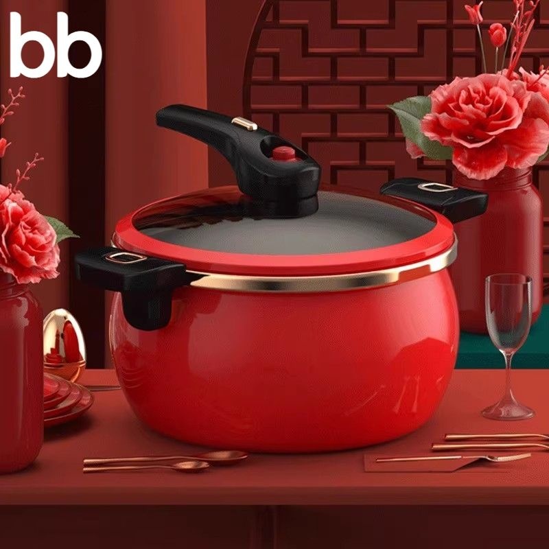 비비베베협력사 [해외] 저압압력솥 냄비 압력찜솥 스텐냄비 냄비 밥솥 가스렌지 밀폐냄비 진공 대용량 압력밥솥 멀티쿡