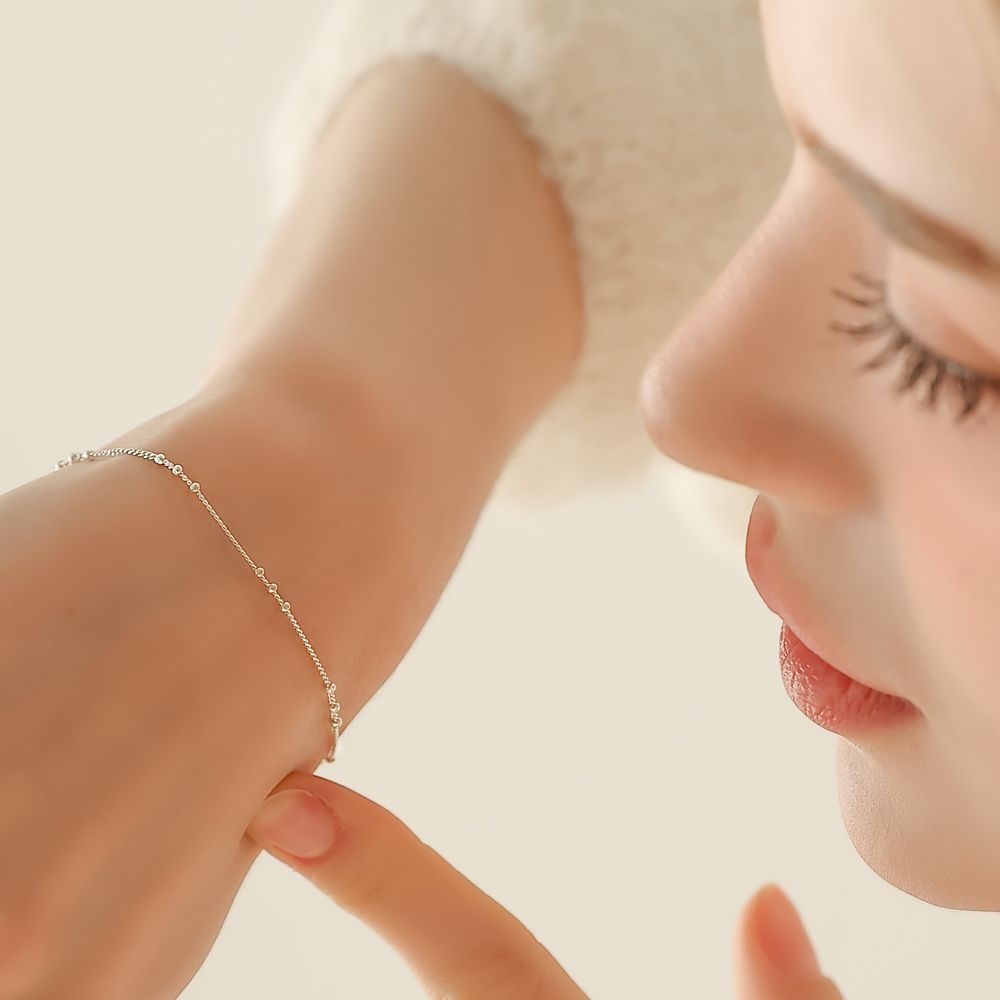 milton stelle 밀튼스텔리 [실버925팔찌] La Meraviglia invito 925 Silver Bracelet+선물포장+쇼핑백