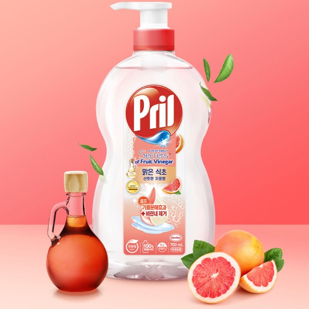 [롯데백화점]  헨켈 프릴 맑은식초 주방세제 700ml 3종 중 택1