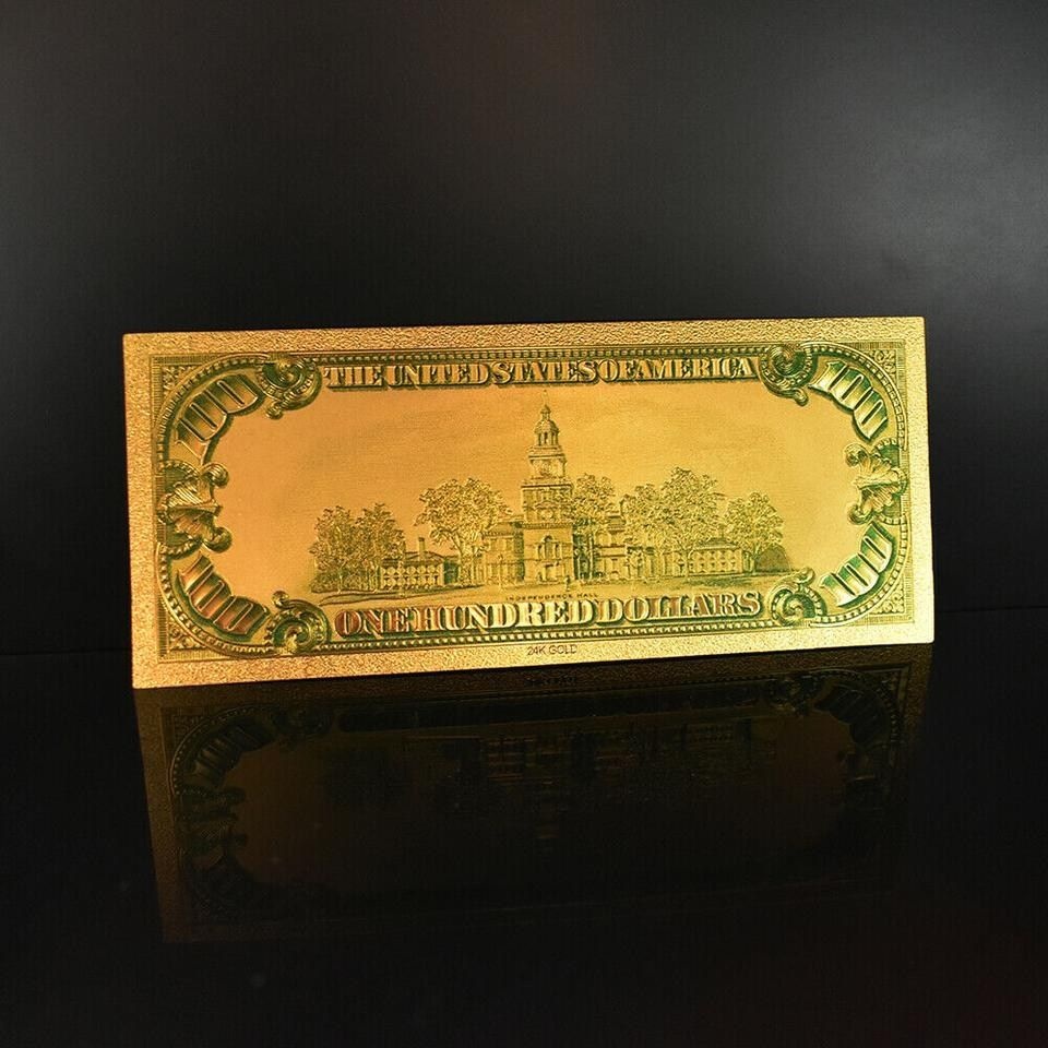 GP 1928년 COA 미국 포일 100달러 지폐 화폐 코인디자인 장식용 고급 진열용 수집가용 한정판 희소성