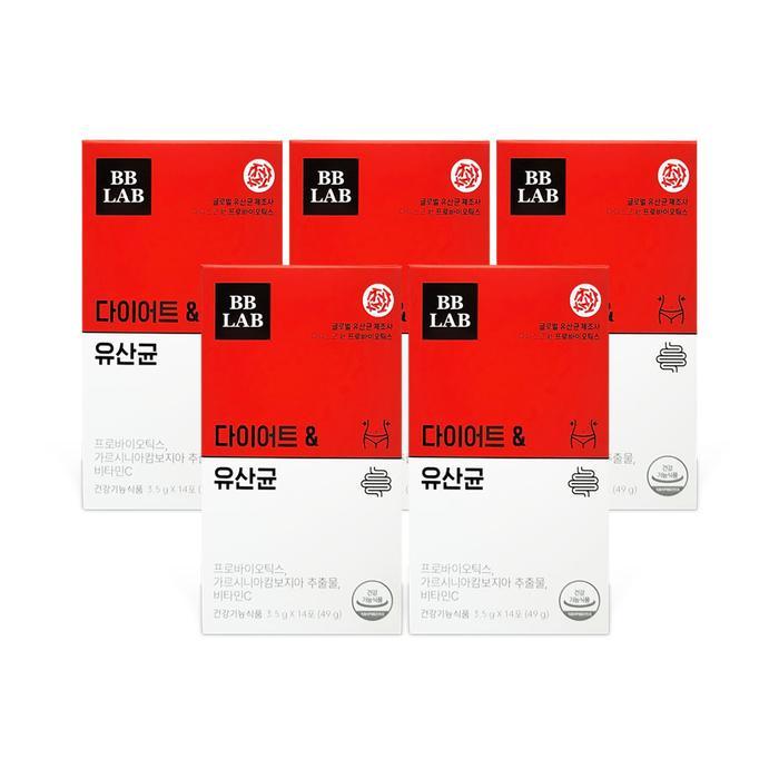 코스맥스엔비티/ 경기도 이천시 마장면 덕평로 663번 비비랩 다이어트 유산균 3.5g x 14포 5박스 Ss