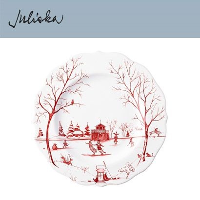 자체제작 [해외] 줄리스카 Country Estate Dessert/Salad Plate- Winter Frolic (4pc) 9in (23cm)