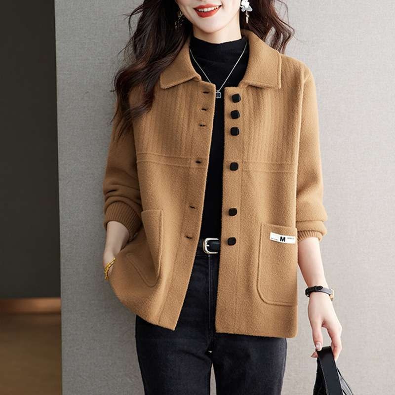 [해외] 여자 니트 재킷 트위드 봄 자켓 가디건 옷잘입는 가을 멋쟁이 무난한 걸치는 외투 데이트룩 간지나는 겉옷