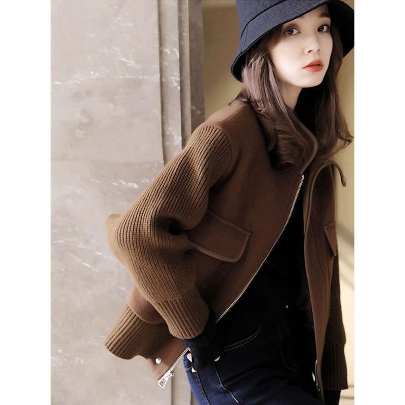 [해외] 여자 니트 재킷 트위드 옷잘입는 가디건 자켓 가을 봄 걸치는 간지나는 멋쟁이 심플 하객룩 외투 베이직 무난한