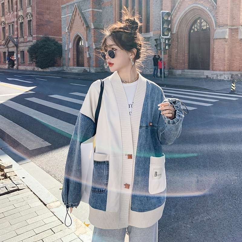 [해외] 여자 니트 재킷 트위드 자켓 가디건 가을 봄 옷잘입는 맞선룩 외출룩 편안한 무난한 심플 간지나는 베이직