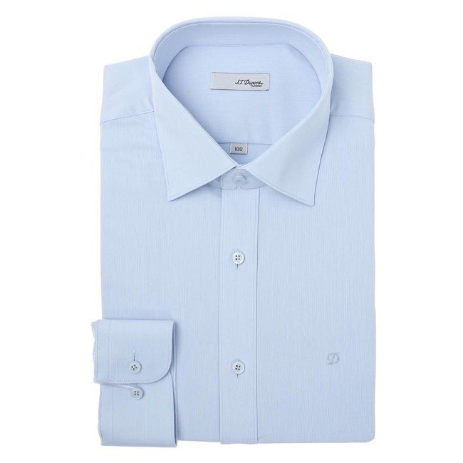 [롯데백화점] 에스티듀퐁 2025년 F/W 스트레치소재의 핀도비짜임 슬림핏셔츠SE5FM21LS311SBU-L LE1219851888