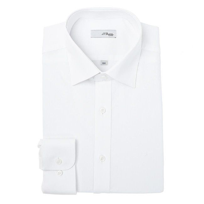 [롯데백화점] 에스티듀퐁 2025년 F/W 스트레치소재의 핀도비짜임 슬림핏셔츠SE5FM21LS311SWH-L LE1219851934