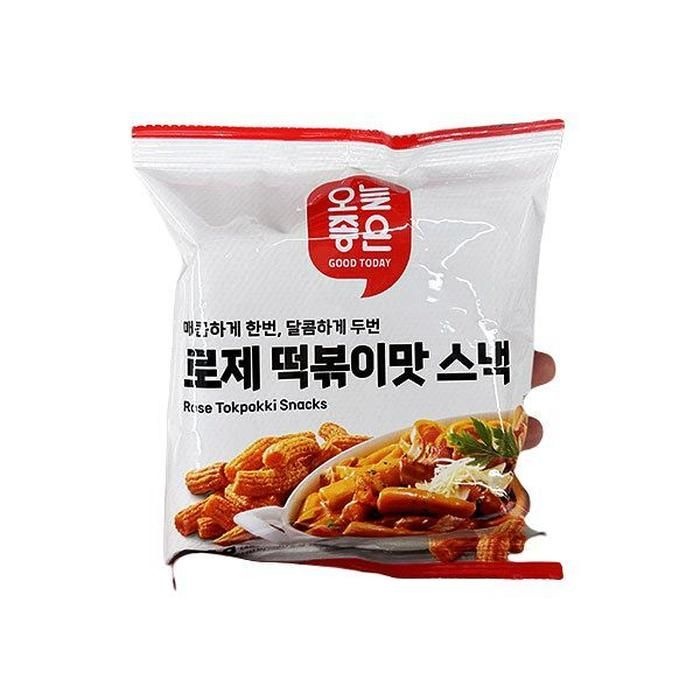 상세페이지 참조 오늘좋은 로제 떡볶이맛 스낵 90g x 3개 b88427