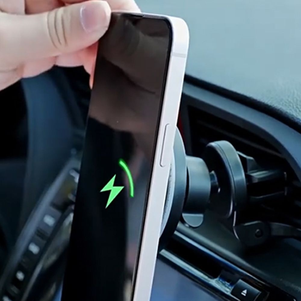 고급형 맥세이프 차량용 핸드폰 거치대 쉬운1초거치 세련미 초곡속충전